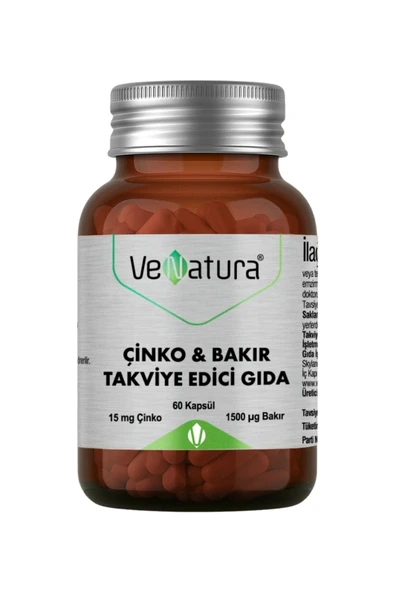 Venatura Çinko & Bakır 60 Kapsül ürün görseli