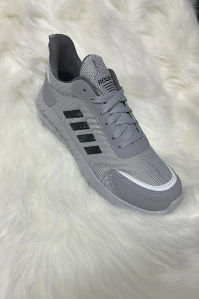 Günlük Erkek Sneaker Fileli Bağcıklı Rahat Esnek Dikiş Detaylı Yürüyüş Spor Ayakkabı 1453 - 6