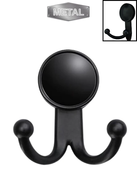 Metal Boncuk Askı Siyah Duvar Tipi – Tekli ürün görseli