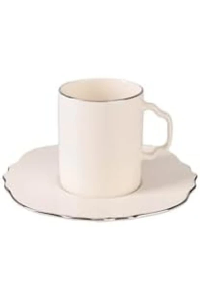 salesalbutik Tide Platin 2 Kişilik Kahve Takımı 80cc - 3