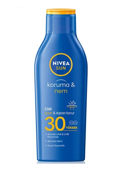 Nivea Koruma Ve Nemlendirici Güneş Koruyucu Vücut Losyonu Spf30 200 Ml