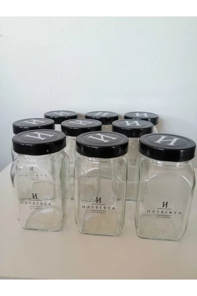 Blissra 9'lı Kavanoz 350ml - Reçellik Kavanoz - 8