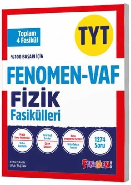 Fenomen Tyt Vaf Fizik Fasikül Seti (1-2-3-4. Fasikül) ürün görseli