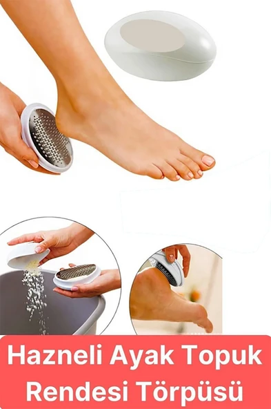 Çok Fonksiyonlu Fırça Ayak Bakımı Aracı Ölü Cilt Kaldırma Eksfoliyatörü Topuk Törpüsü Nasır Sökücü - Resim 5