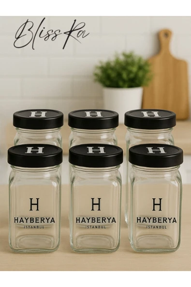 Blissra 6'lı Kavanoz 350ml - Reçellik Kavanoz - 1