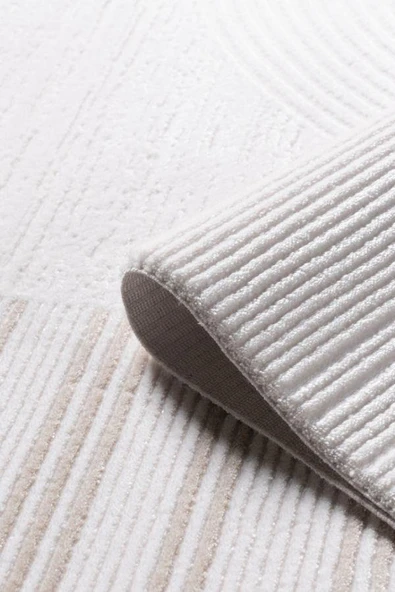 Pastel Halı Almira D152C Vizon Akrilik Salon Oturma Yatak Odası Halısı - Resim 2