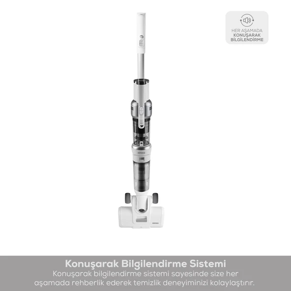 Karaca Aquaclean Pet 3in1 Islak ve Kuru Kablosuz Dikey Süpürge - Resim 8