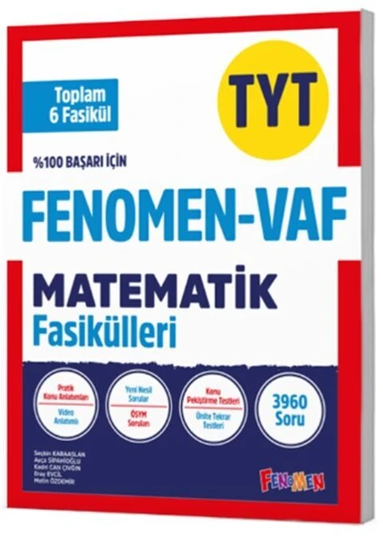 Fenomen Tyt Vaf Matematik Fasikül Seti (1-2-3-4-5-6. Fasikül)