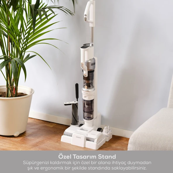 Karaca Aquaclean Pet 3in1 Islak ve Kuru Kablosuz Dikey Süpürge - Resim 12