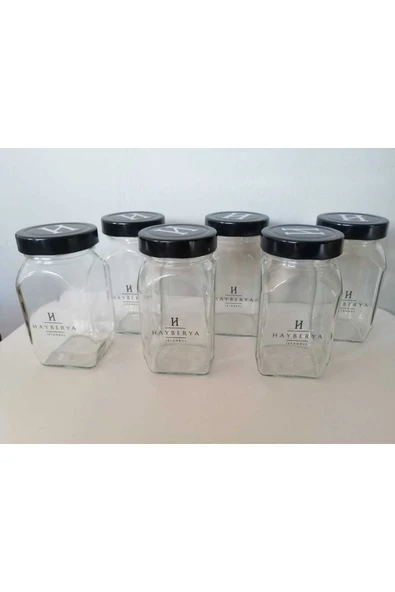 Blissra 6 Adet Bebek Maması Kavanozu 350 ml -cam Kavanoz - 6