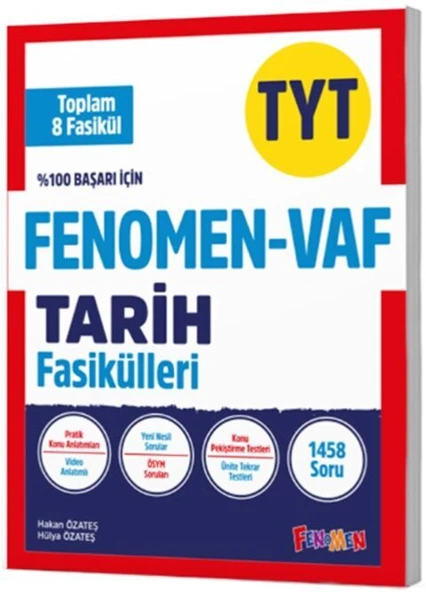 Fenomen Tyt Vaf Tarih Fasikül Seti (1-2-3-4-5-6-7-8. Fasikül)