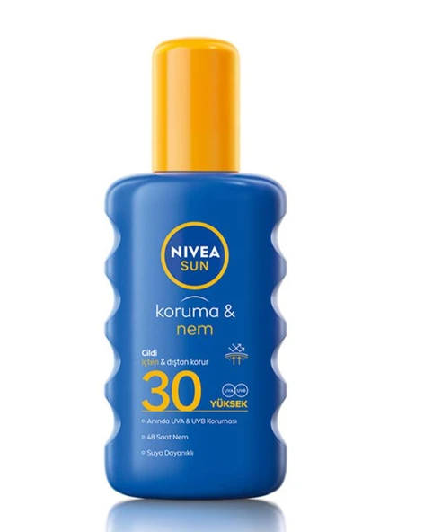 Nivea Koruma Ve Nem Güneş Koruyucu Vücut Spreyi Spf30 200 Ml
