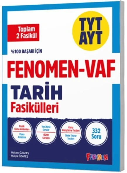 Fenomen Tyt-Ayt Vaf Tarih Fasikül Seti (1-2. Fasikül)