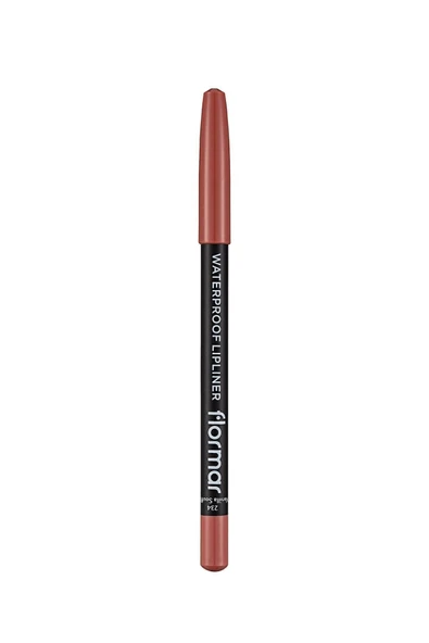 Flormar Suya Dayanıklı Dudak Kalemi (KAHVE) - Waterproof Lipliner - 234 Vanilla Sff - 8690604567478 - 3