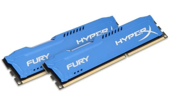 Kingston HyperX Fury Blue 16 GB (2x8) 1600 MHz DDR3 CL10 HX316C10FK2/16 Ram - 1