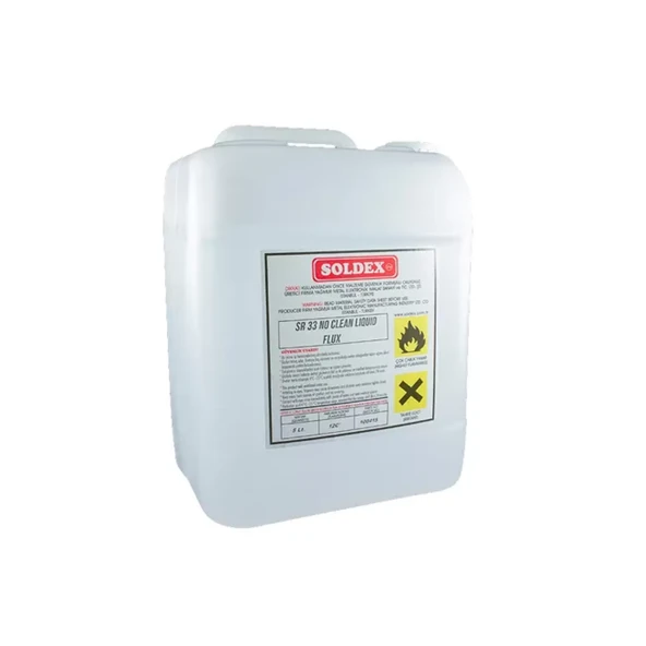 Soldex No Clean Flux 20 LT SR33 - Temizleme Gerektirmeyen Lehim Suları