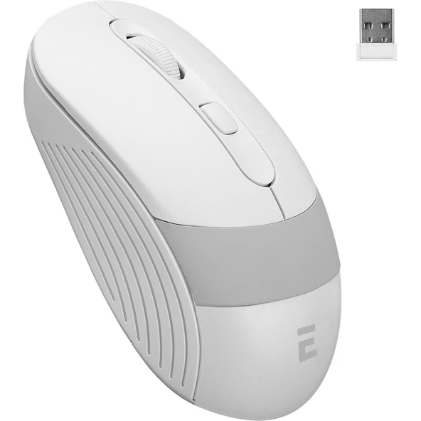 Sm-18 USB Beyaz-Gri 2.4ghz Optik 800/1200/1600 Dpi Kablosuz Mouse ürün görseli