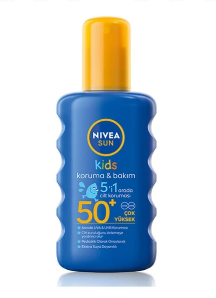 Nivea Çocuk Nemlendirici Güneş Spreyi Spf50+ 200 Ml