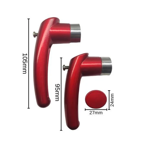 Çaydanlık Sapı Takımı Kulp Tutamak Seti Parlak Kırmızı Yanmaz - Resim 2