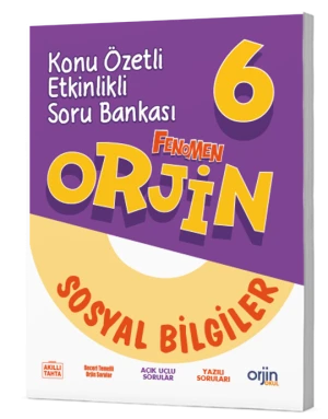 Orjin 6. Sınıf Sosyal Bilgiler Konu Özetli Soru Bankası
