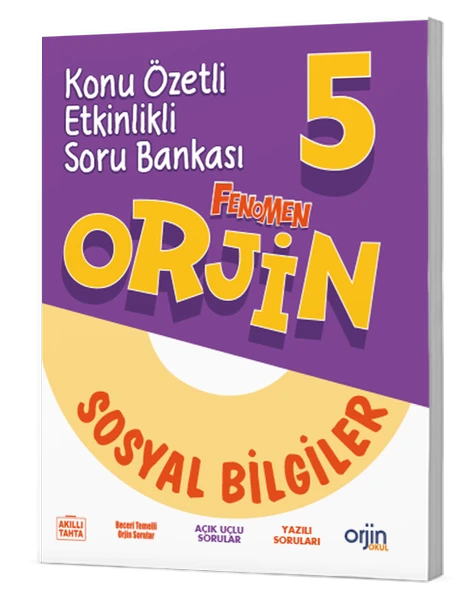Orjin 5. Sınıf Sosyal Bilgiler Konu Özetli Soru Bankası