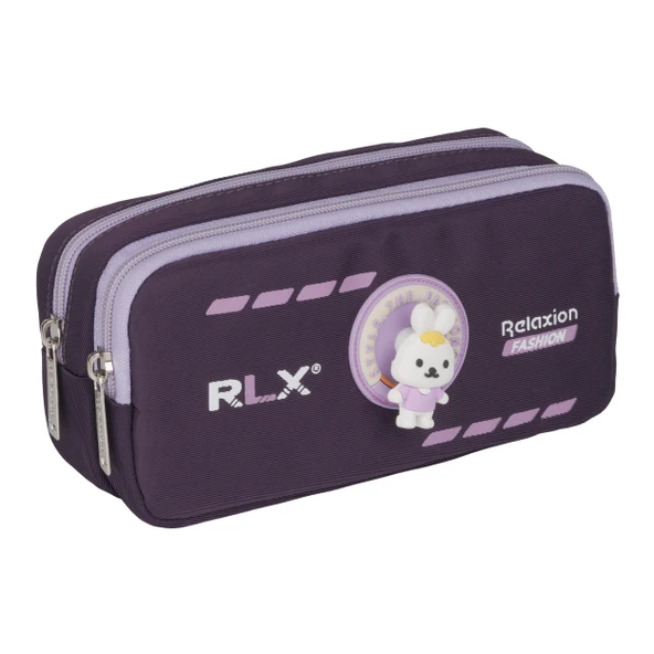 Relaxion Mor-Lila Fermuarlı İki Gözlü Su Geçirmez Kumaş Kalem Çantası Kalemlik 171 ürün görseli