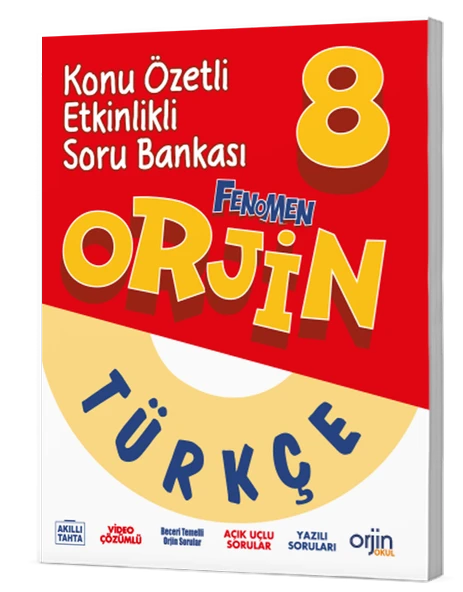 Orjin 8. Sınıf Türkçe Konu Özetli Soru Bankası ürün görseli