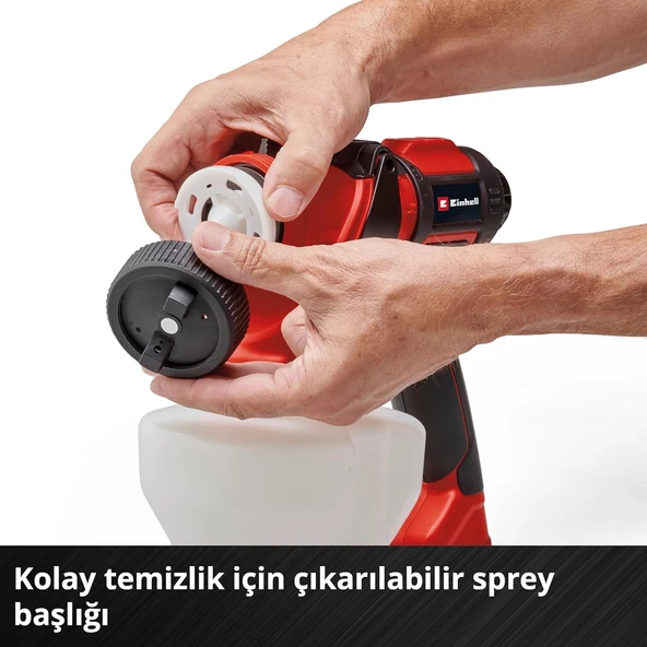 Einhell TE-SY 18/90 Li - Solo Akülü Sprey Boya Sistemi- 4260040 - 4