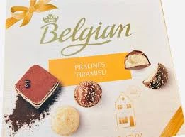 BELGIAN TİRAMİSU PRALİNES ÇİKOLATA 200 GR ürün görseli