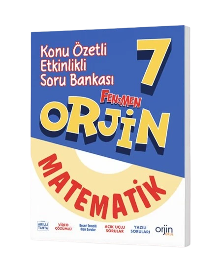 Orjin 7. Sınıf Matematik Konu Özetli Soru Bankası