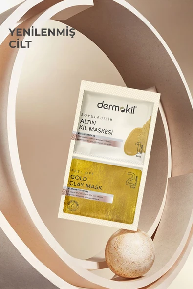 DERMOKİL SOYULABİLİR GOLD MASKE 7,5 ML 2'Lİ - Resim 2