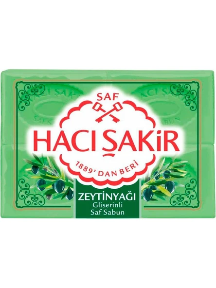 Hacı Şakir Zeytinyağı Gliserinli Duş Sabunu 4 x 125 gr Banyo Sabunu - 2