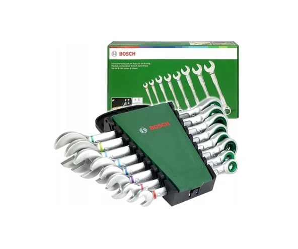 Bosch 1600A027PS 1/4" Cırcırlı 8 Parça Kombine Anahtar Seti - Resim 6