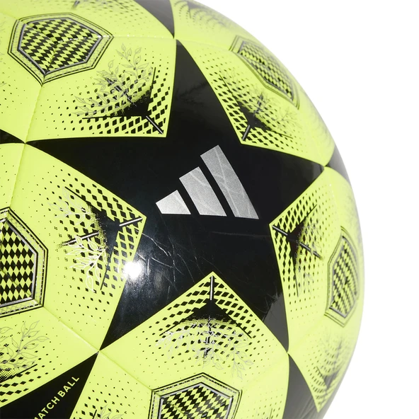 Adidas UEFA 2025 Şampiyonlar Ligi Futbol Topu NEON SARI-SİYAH UEFA 2025 Champions League Club Soccer Ball - Resim 3