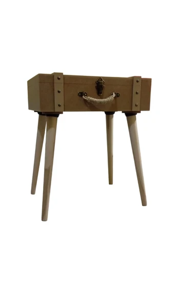 MDF Dekoratif Bavul Sehpa