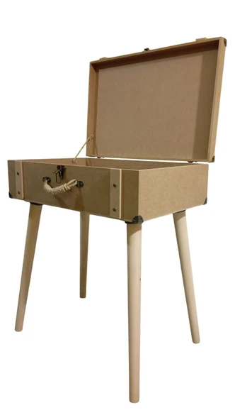 MDF Dekoratif Bavul Sehpa - 2