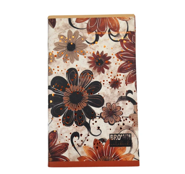 Gıpta Brown Book 13x21 60 Yaprak Karton Kapak Tel Dikişli Not Defteri Çizgili (7594) - Resim 2