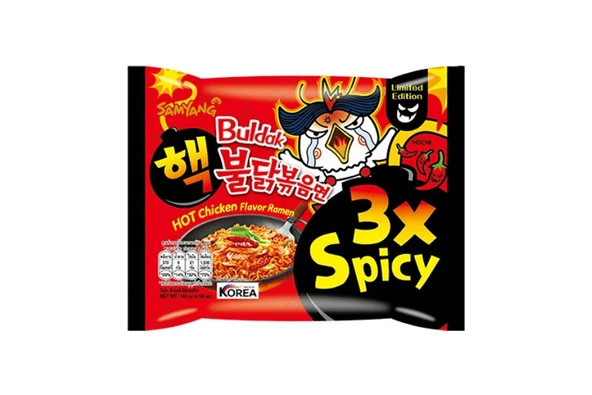 Samyang Buldak 3X Acılı Tavuk Aromalı Ramen ürün görseli