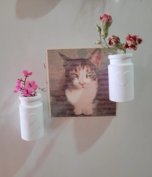 Beton Vazo Magnet 2 Adet - 3