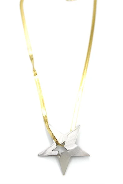 Yıldız Kolye - Gümüş - 1