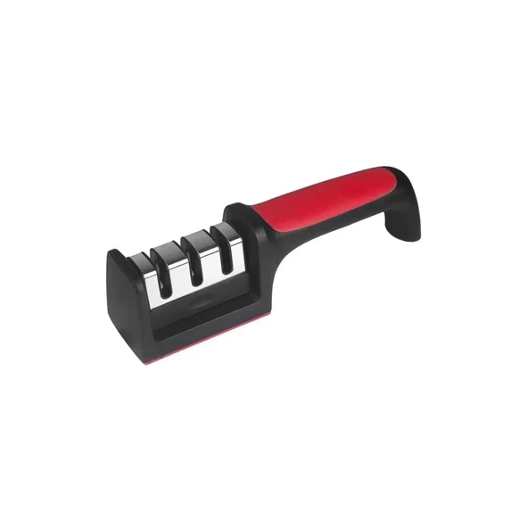 Profesyonel Bıçak Bileyici 3 Açılı Elmas Seramik Çelik Gövdeli El Bıçakları Bileme - 2