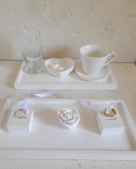 Beton Söz Nişan Minimalist Set