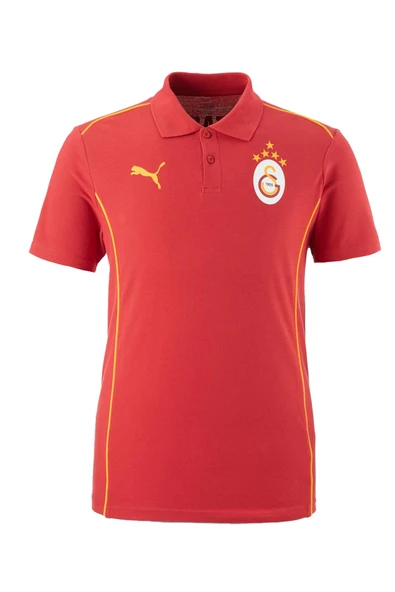 Galatasaray Orijinal Lisanslı Polo Yaka Kırmızı Antrenman 5 Yıldızlı T-Shirt + Bileklik Set Hediyelik Ahşap Kutulu - Resim 7