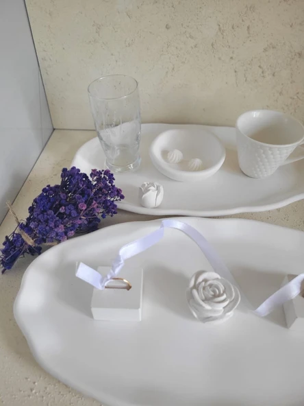 Beton Söz Nişan Tepsisi - 2