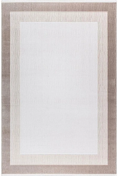 Pastel Halı Almira D164B Krem Vizon Akrilik Salon Oturma Yatak Odası Halısı ürün görseli 1