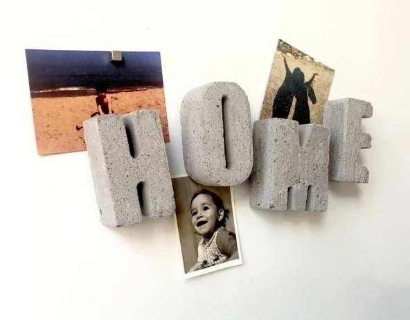 Beton Harf Magnet 2 Harf - 2