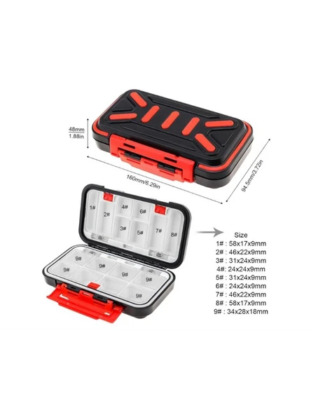 Captain 7247 Profesyonel LRF Malzeme Kutusu 16x9x4.5cm - Resim 2