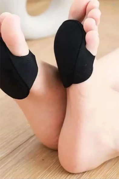Bir Çift Ayak Parmak Altı Destek Pedi 9 cm Pamuklu Kumaş, Ağrı Önleyici Taban Nasır Koruyucu - Resim 3