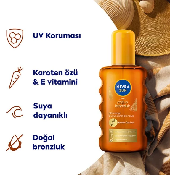 Nivea Bronzlaştırıcı Güneş Yağı Sprey 200 Ml - 2
