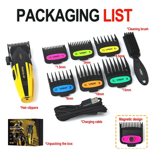 VGR V-285 Profesyonel Saç Kesme Makinesi - Resim 3